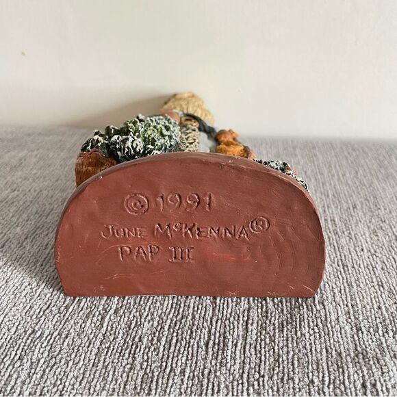 Old Fashioned Pap III 1991 Vintage Santa Sculpture Signed By June McKenna - Picture 6 of 9